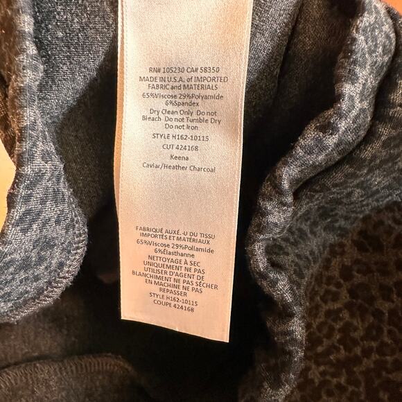 Joie Keena Leopard Print Leggings Ponte Pants Size Small - Picture 6 of 6